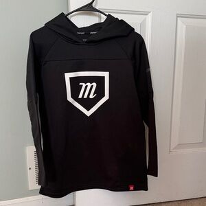 Kids Black Hoodie with Logo